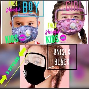 Face shield kids mask